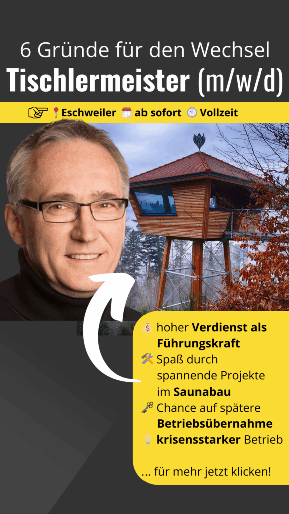 Tischlermeister Eschweiler gesucht