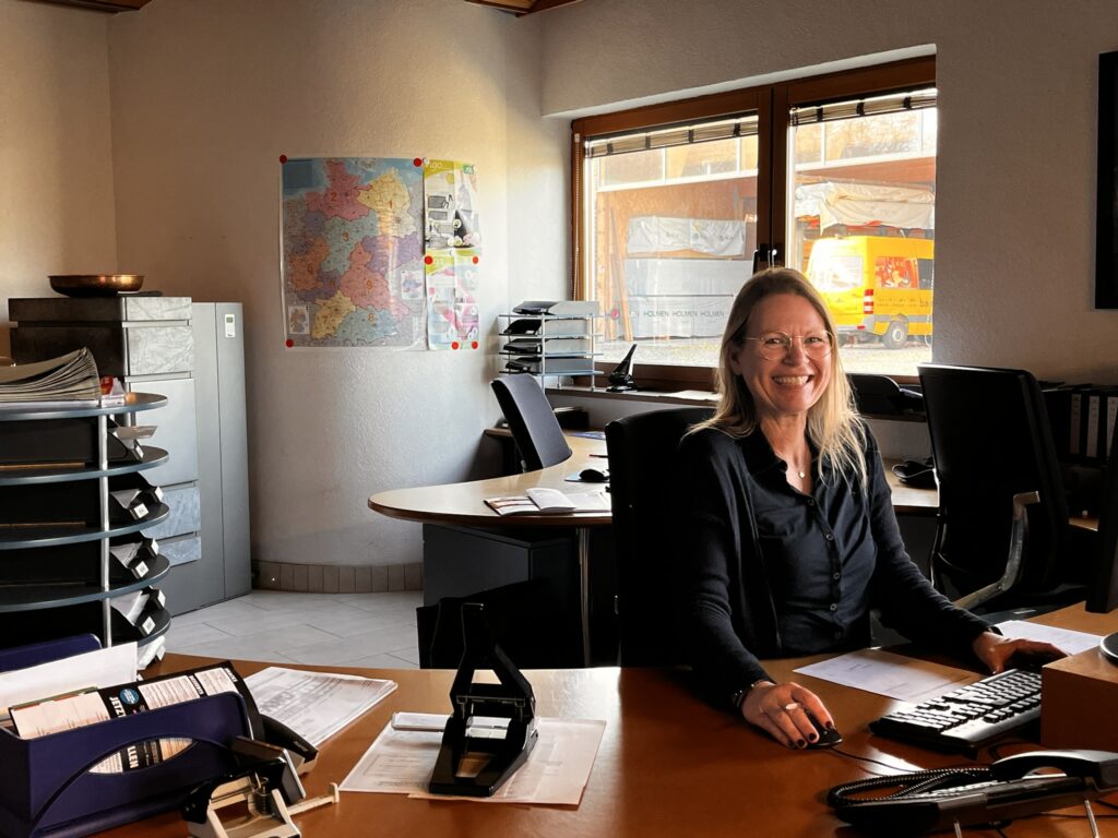 Frau Gruben Büro Karriere